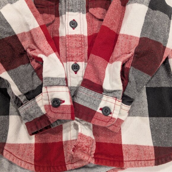 BabyGap Lined Plaid Flannel Shirt (Button-Down) - Picture 5 of 16